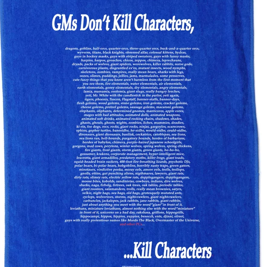 Gm&X27;S Don&X27;T Kill... Platinum Collection Golf Towel