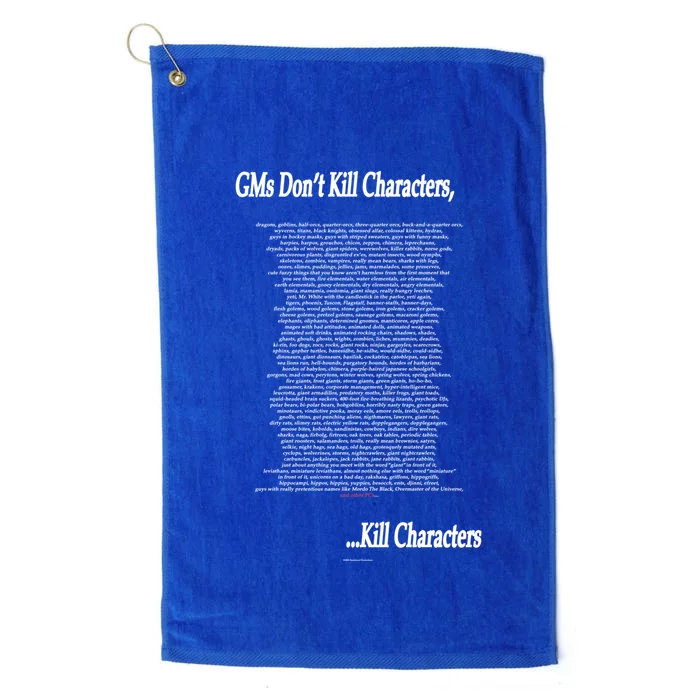 Gm&X27;S Don&X27;T Kill... Platinum Collection Golf Towel