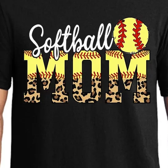 Game Day Leopard Baseball Softball Mom Life Pajama Set