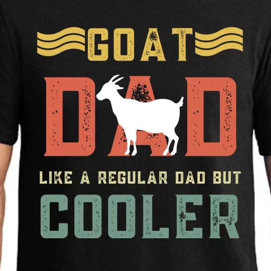 Goat Dad Like A Regular Dad But Cooler Pajama Set