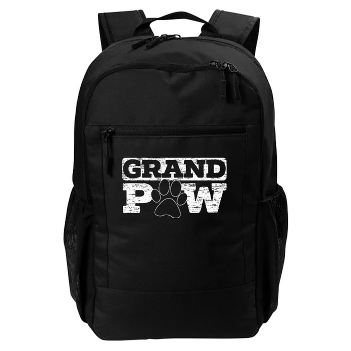 Grandpaw Dog Lover Grandfather Best Grandpa Grandparents Day Daily Commute Backpack