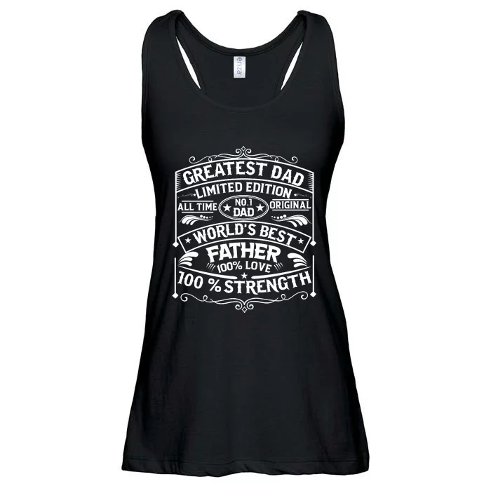 Greatest Dad Limited Edition All Time No Ladies Essential Flowy Tank