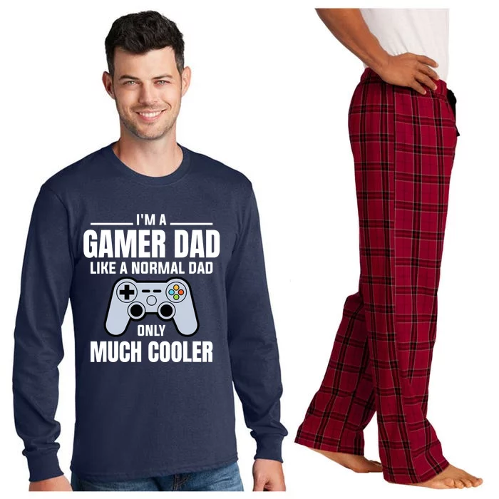 Gamer Dad Like A Normal Dad - Video Game Father Long Sleeve Pajama Set