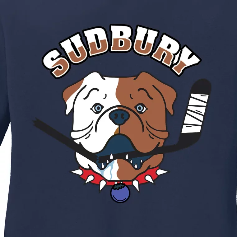 Great Design Letterkenny SHORESY Sudbury Blueberry Bulldogs #69 Captain Sweater Ladies Long Sleeve Shirt