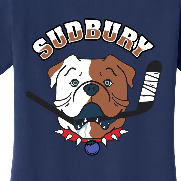 Great Design Letterkenny SHORESY Sudbury Blueberry Bulldogs #69 Captain Sweater Women's T-Shirt