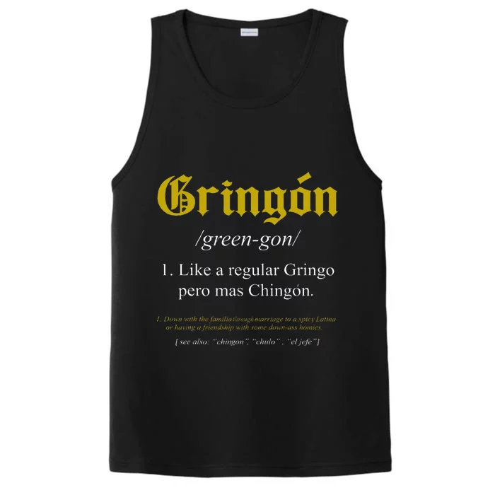 Gringon Definition Like A Regular Gringo Performance Tank