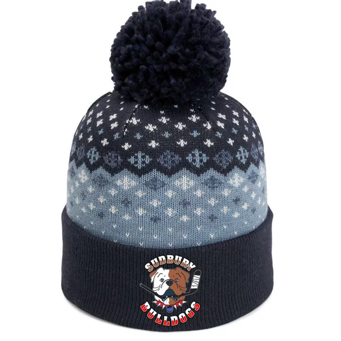 Great Design Letterkenny SHORESY 69 Sudbury Blueberry Bulldogs The Baniff Cuffed Pom Beanie