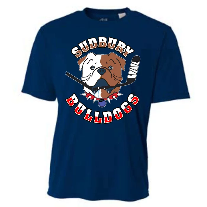 Great Design Letterkenny SHORESY 69 Sudbury Blueberry Bulldogs Cooling Performance Crew T-Shirt