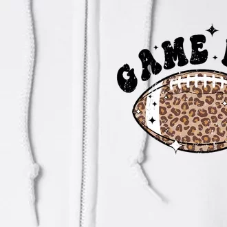 Game Day Leopard Football Full Zip Hoodie