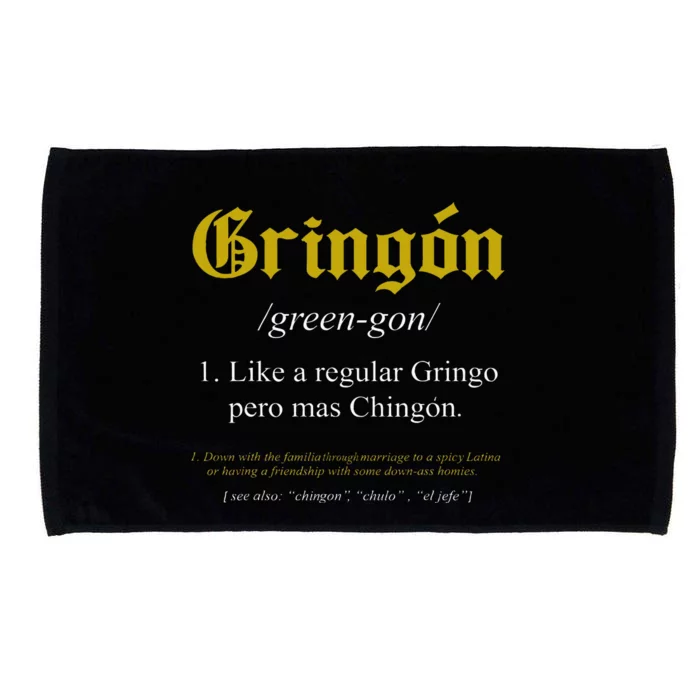 Gringon Definition Like A Regular Gringo Microfiber Hand Towel