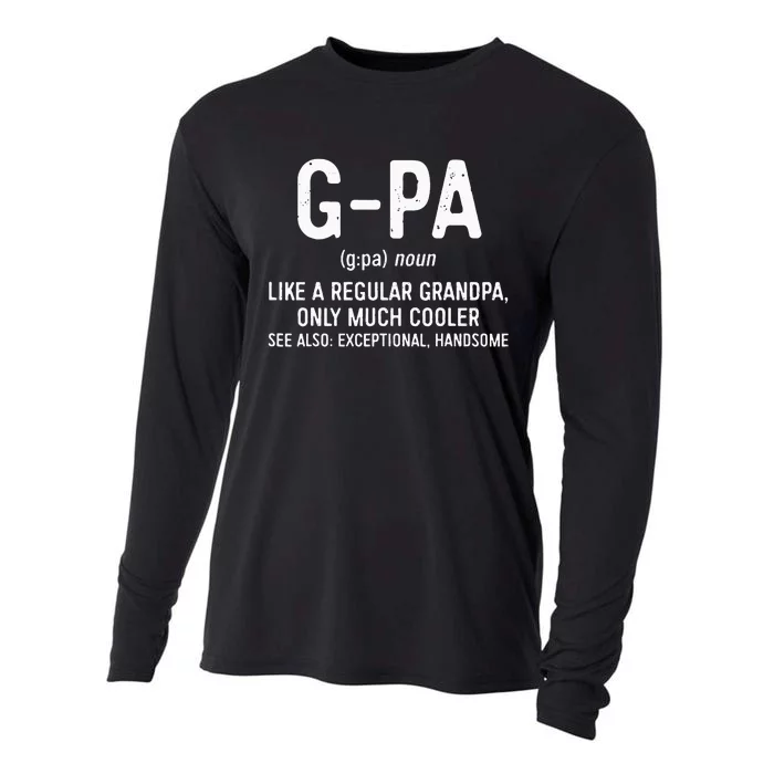 GPa Definition  Like A Regular Grandpa Only Cooler Cooling Performance Long Sleeve Crew