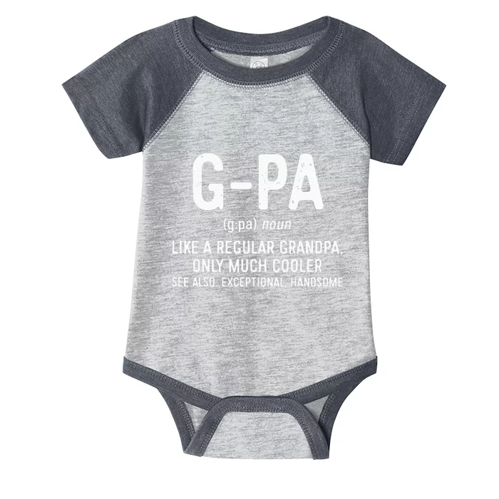 GPa Definition  Like A Regular Grandpa Only Cooler Infant Baby Jersey Bodysuit