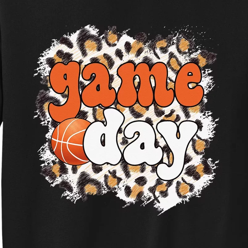 Game Day Leopard Basketball Game Day Tall Sweatshirt