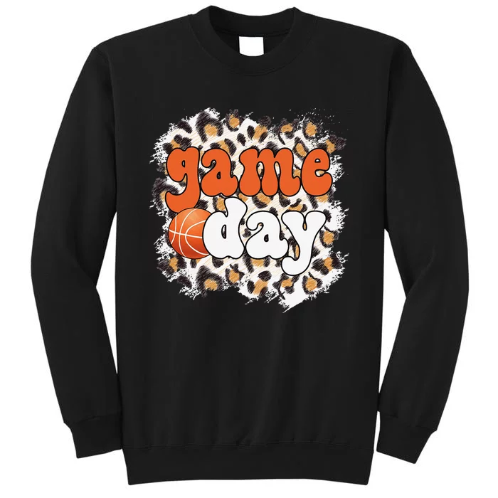 Game Day Leopard Basketball Game Day Tall Sweatshirt