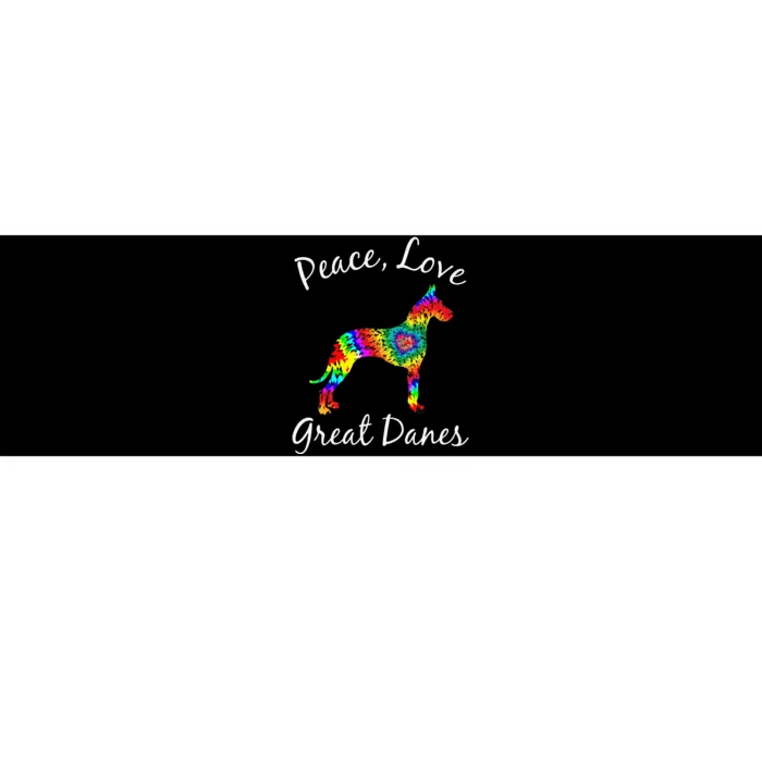 Great Dane Mom Fun Dog Mom Gift Peace Love Great Dane Mama Bumper Sticker