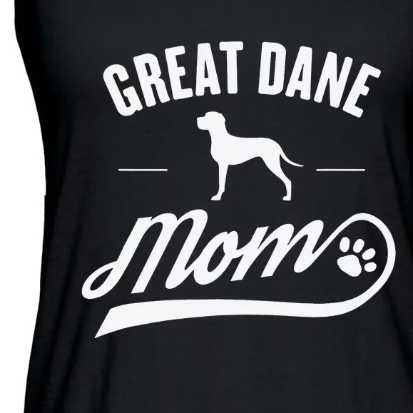 Great Dane Mom - Dog Owner Lover Ladies Essential Flowy Tank