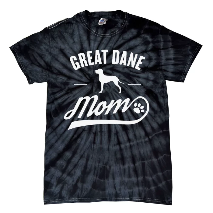 Great Dane Mom - Dog Owner Lover Tie-Dye T-Shirt