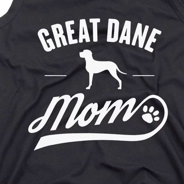 Great Dane Mom - Dog Owner Lover Tank Top