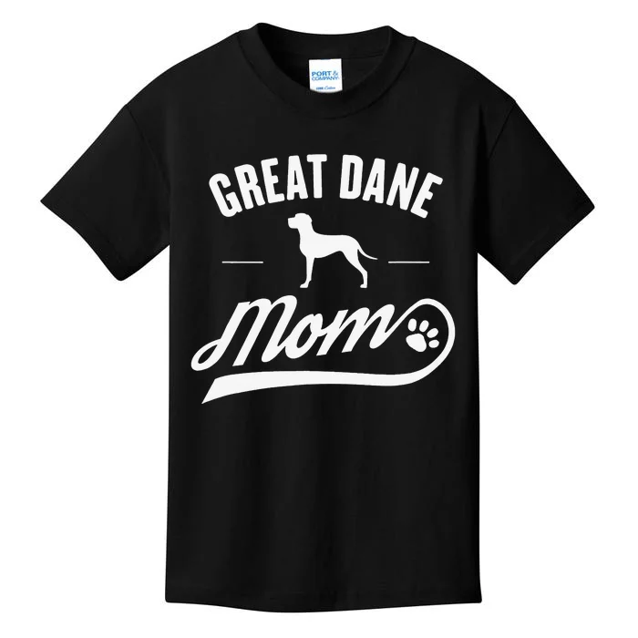 Great Dane Mom - Dog Owner Lover Kids T-Shirt