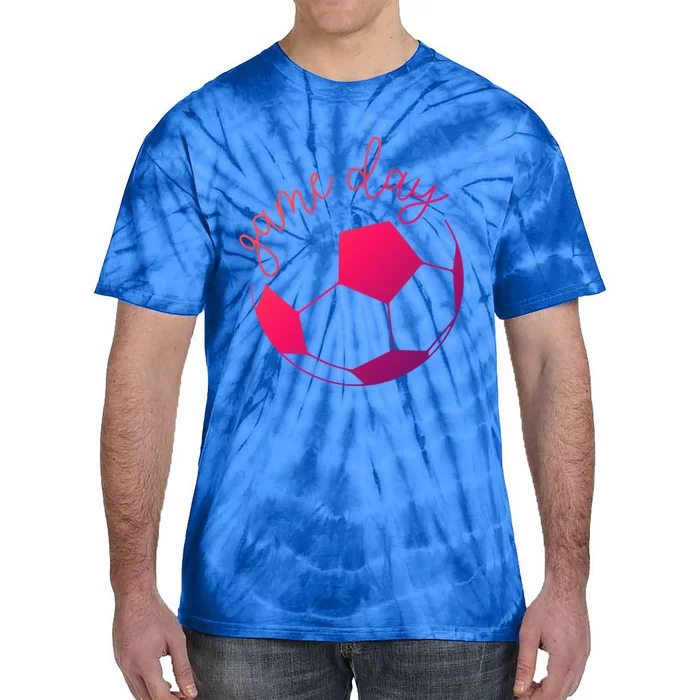 Game Day Mom Soccer Gift Tie-Dye T-Shirt