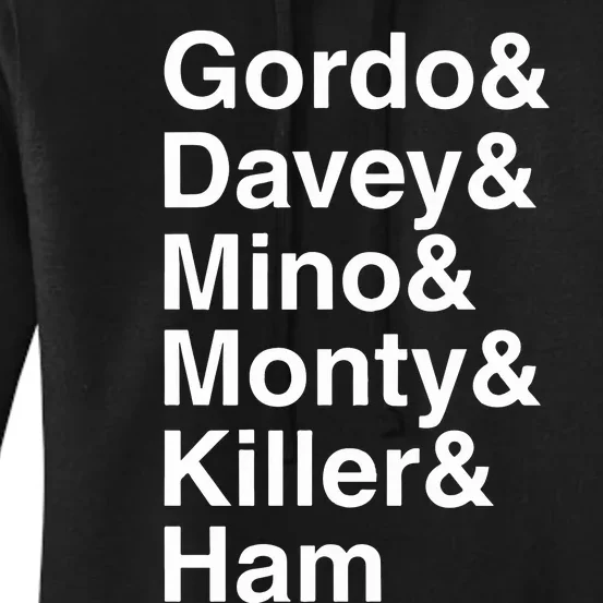 Gordo & Davey & Mino & Monty & Killer & Ham Women's Pullover Hoodie