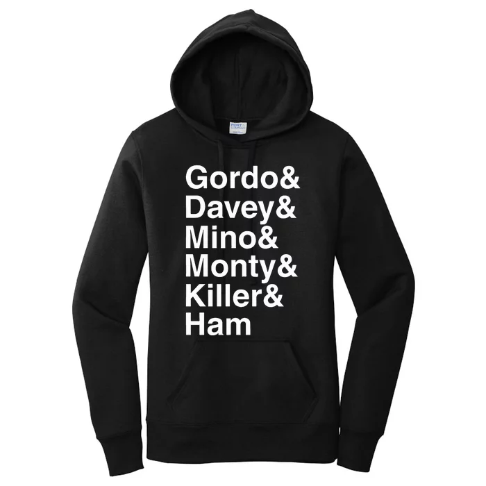 Gordo & Davey & Mino & Monty & Killer & Ham Women's Pullover Hoodie