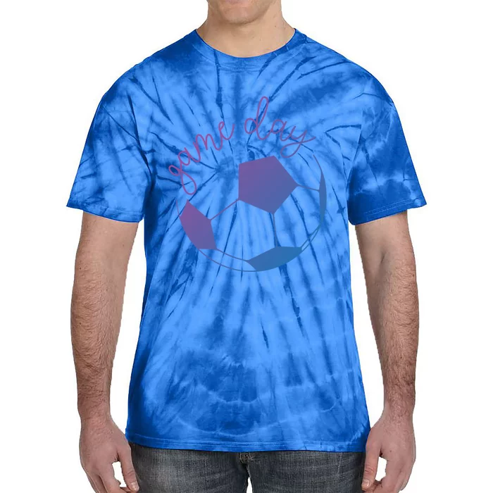 Game Day Mom Soccer Gift Tie-Dye T-Shirt