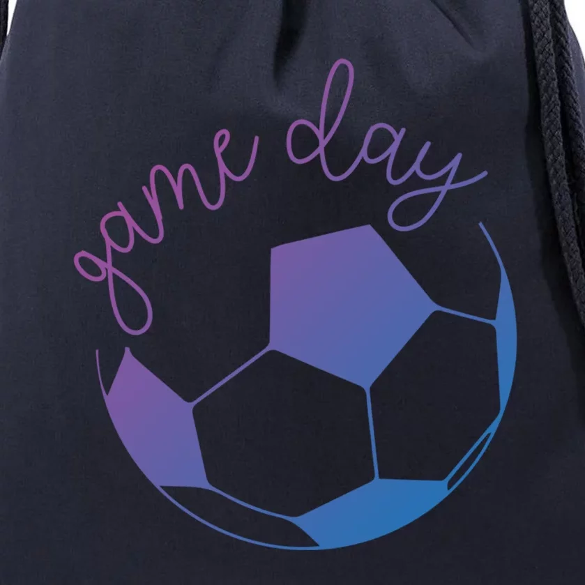 Game Day Mom Soccer Gift Drawstring Bag