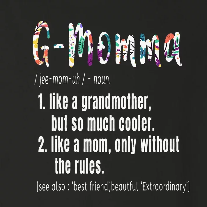 GMomma Definition Mother's Day & Birthday Gift Grandmother Toddler Long Sleeve Shirt