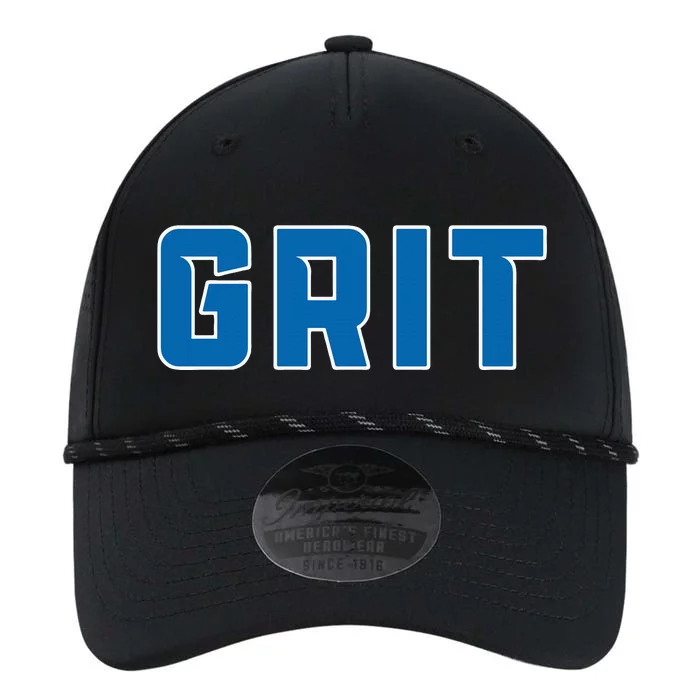 Grit Detroit Michigan Blue And White Performance The Dyno Cap