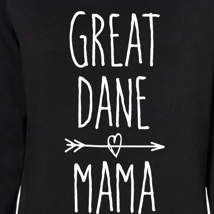 Great Dane Mom Gift Cute Great Dane Mama Cute Gift Womens California Wash Sweatshirt