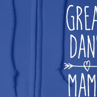 Great Dane Mom Gift Cute Great Dane Mama Cute Gift Full Zip Hoodie