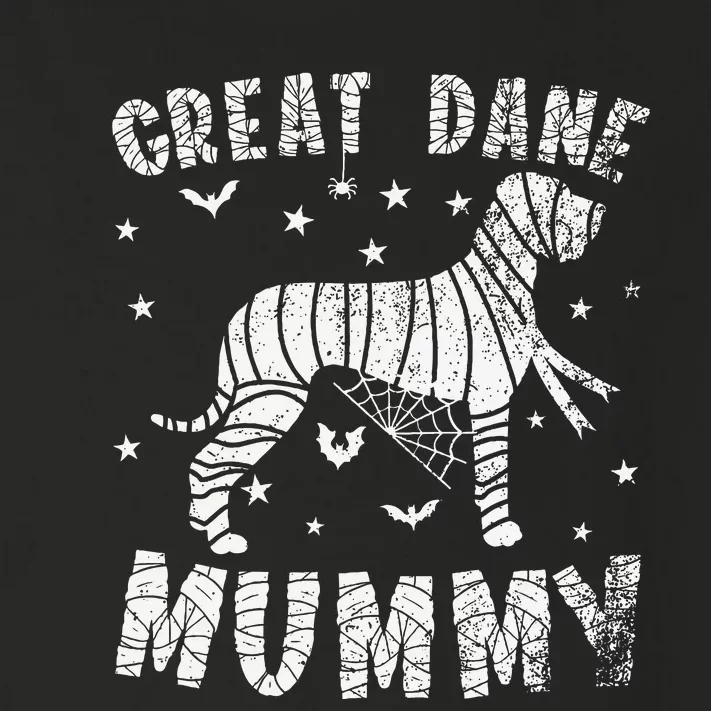 Great Dane Mummy Halloween Toddler Long Sleeve Shirt