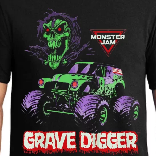 Grave Digger Monster Truck Pajama Set