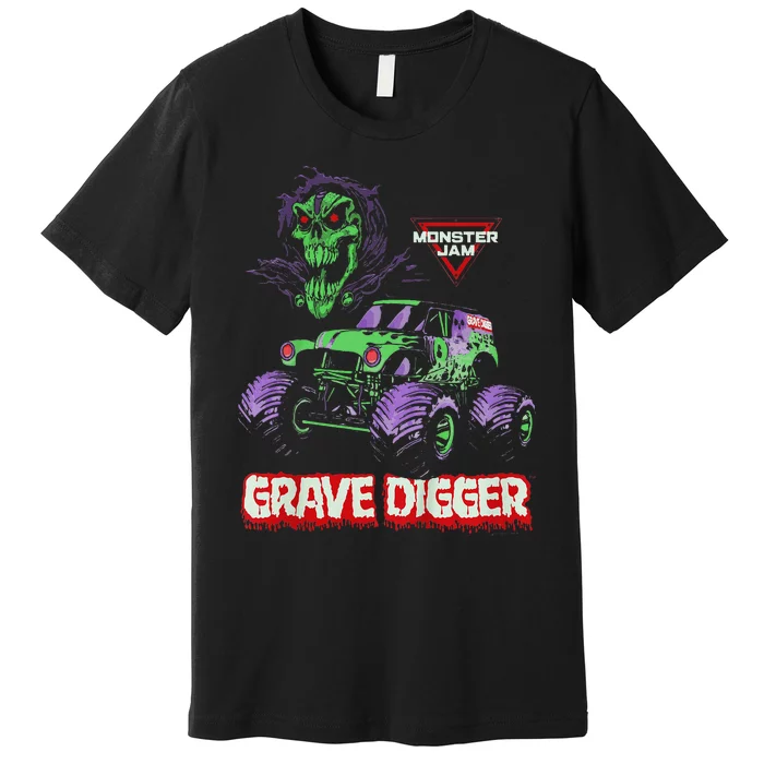 Grave Digger Monster Truck Premium T-Shirt