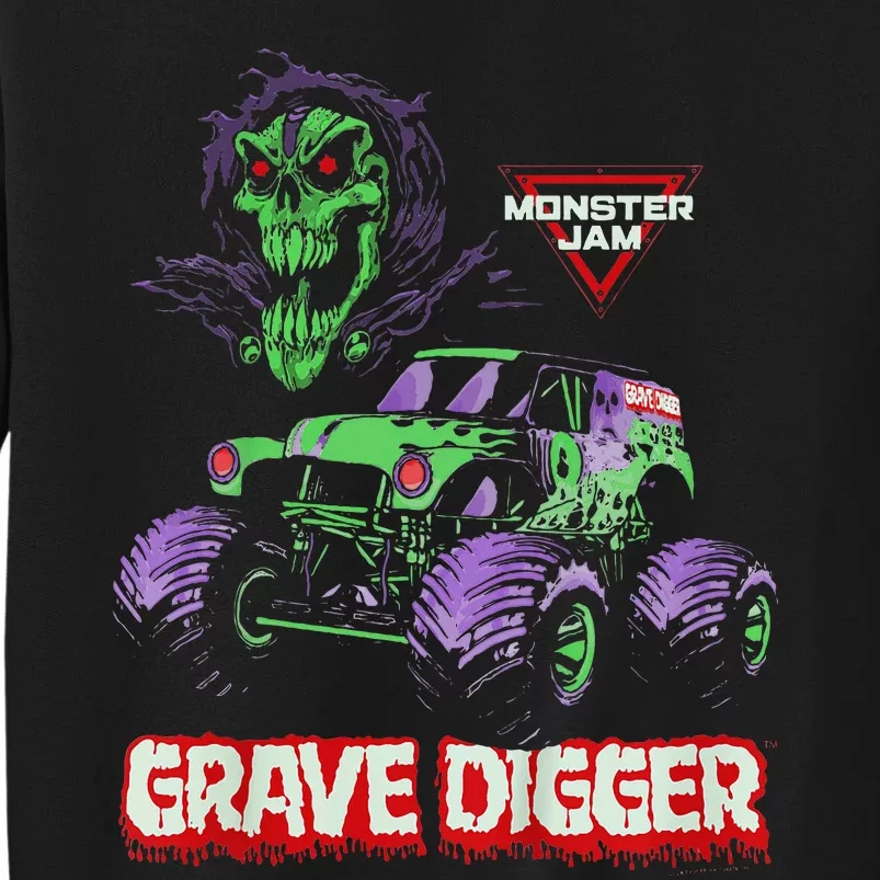 Grave Digger Monster Truck Tall Sweatshirt