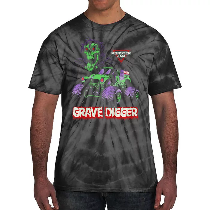 Grave Digger Monster Truck Tie-Dye T-Shirt