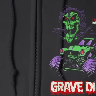 Grave Digger Monster Truck Full Zip Hoodie