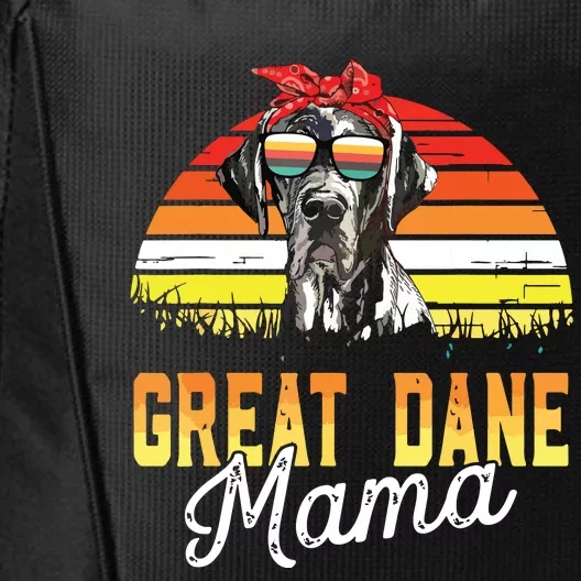 Great Dane Mama Best Great Dane Mom Ever Mothers Day Dog Mom City Backpack