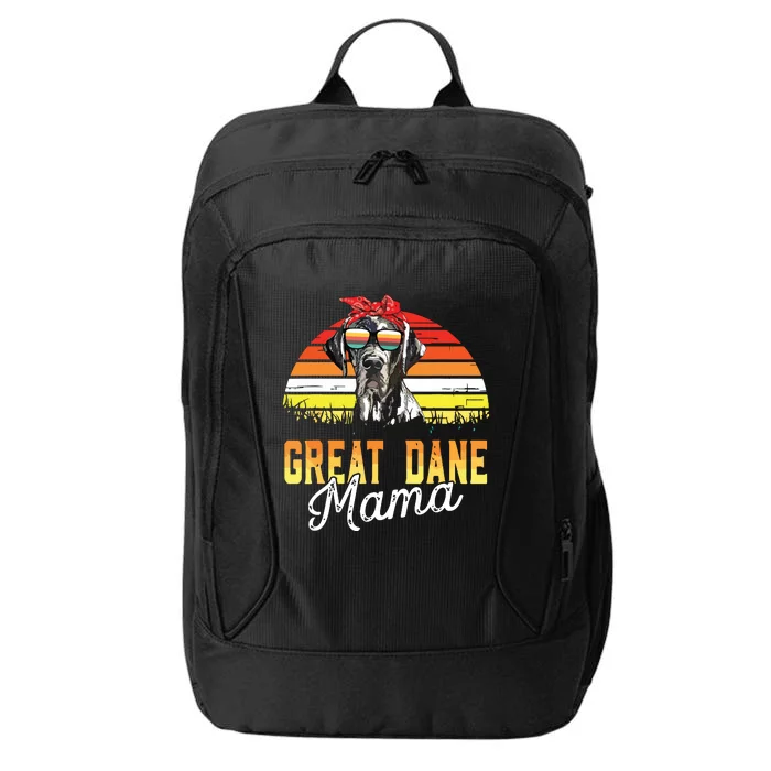 Great Dane Mama Best Great Dane Mom Ever Mothers Day Dog Mom City Backpack