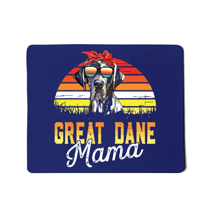 Great Dane Mama Best Great Dane Mom Ever Mothers Day Dog Mom Mousepad