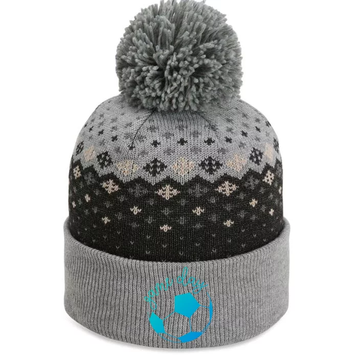 Game Day Mom Soccer Gift The Baniff Cuffed Pom Beanie