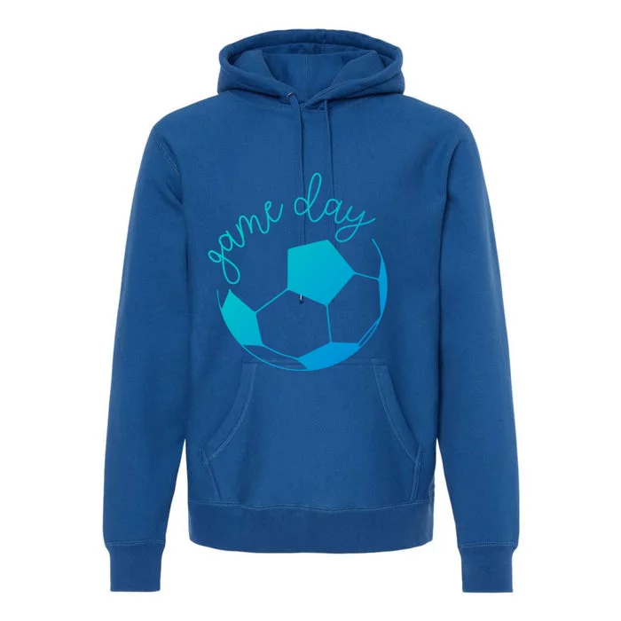 Game Day Mom Soccer Gift Premium Hoodie