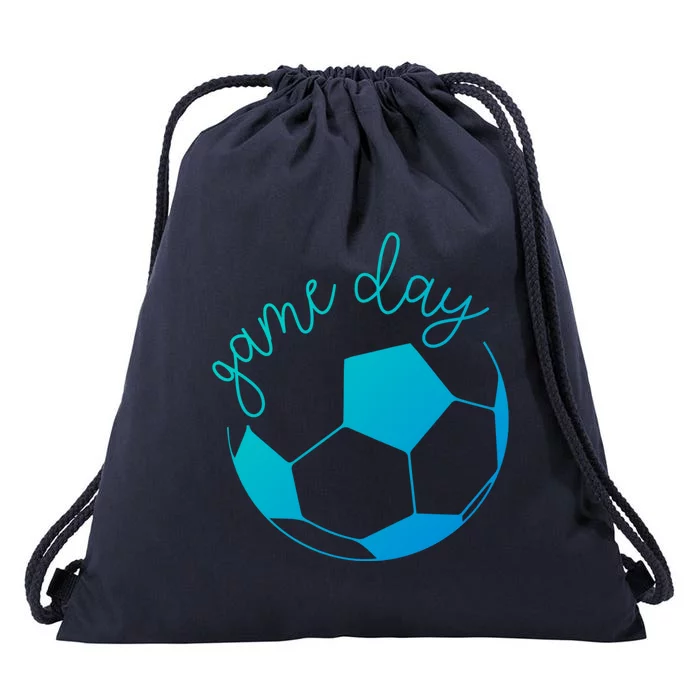 Game Day Mom Soccer Gift Drawstring Bag