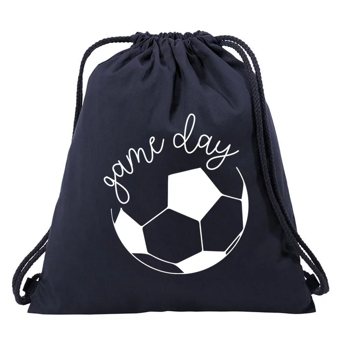 Game Day Mom Soccer Gift Drawstring Bag