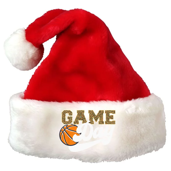 Game Day Mom Mothers Day Basketball Player Sports Premium Christmas Santa Hat