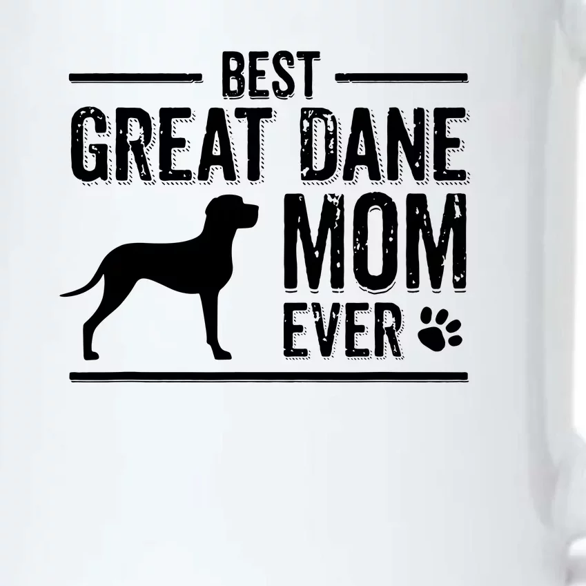 Great Dane Mom Best Dog Owner Ever Black Color Changing Mug