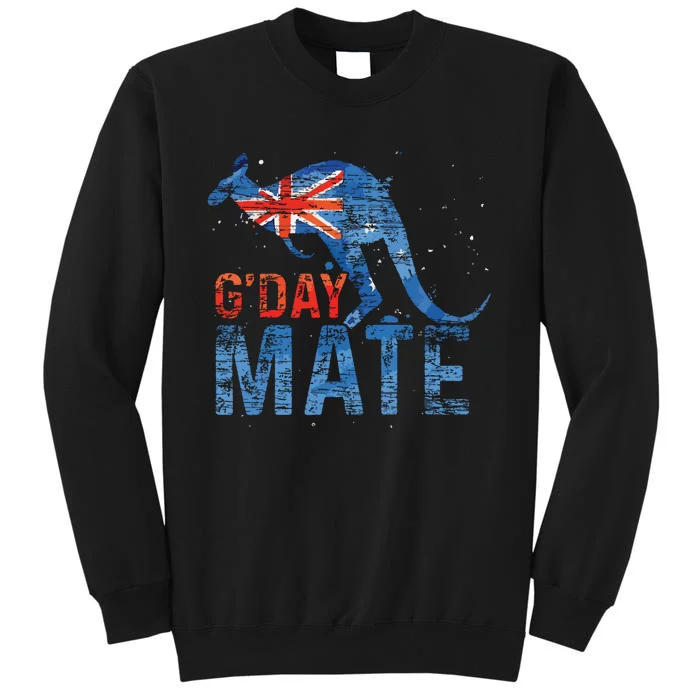 G Day Mate Kangaroo Aussie Animal Australia Flag Australia Sweatshirt