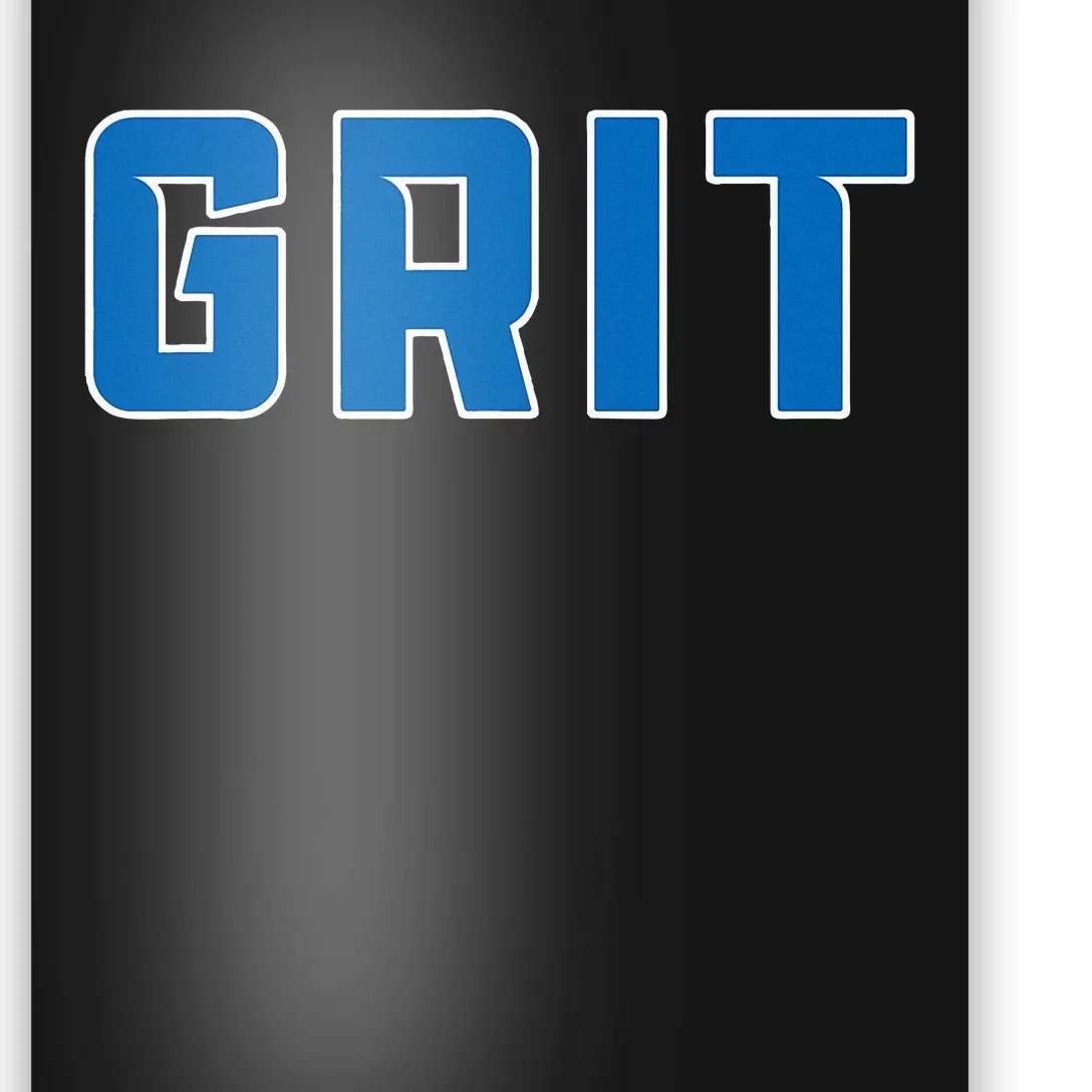 Grit Detroit Michigan Poster