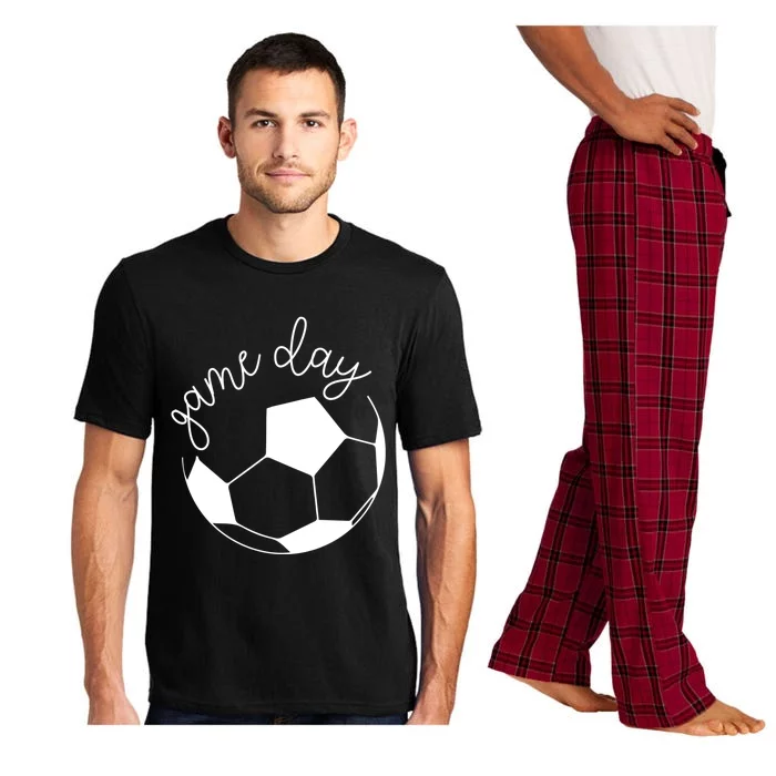 Game Day Mom Soccer Cute Gift Pajama Set